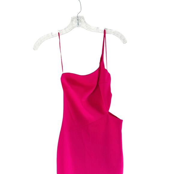 Likely Pink Sleeveless Prom Josephine One-Shoulder Formal Maxi Gown Size 0 - Picture 6 of 13